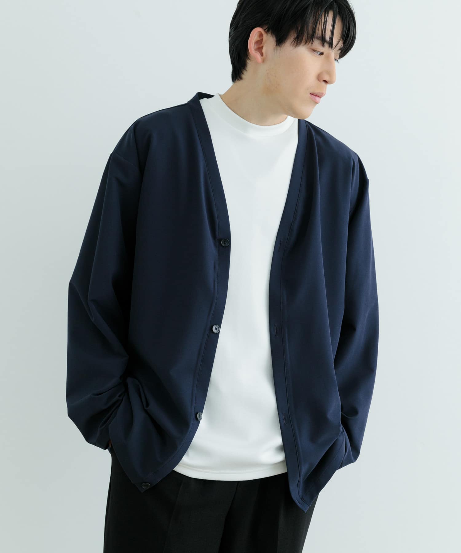 4wayストレッチ ライトカーディガン[IT45-17C002]｜URBAN