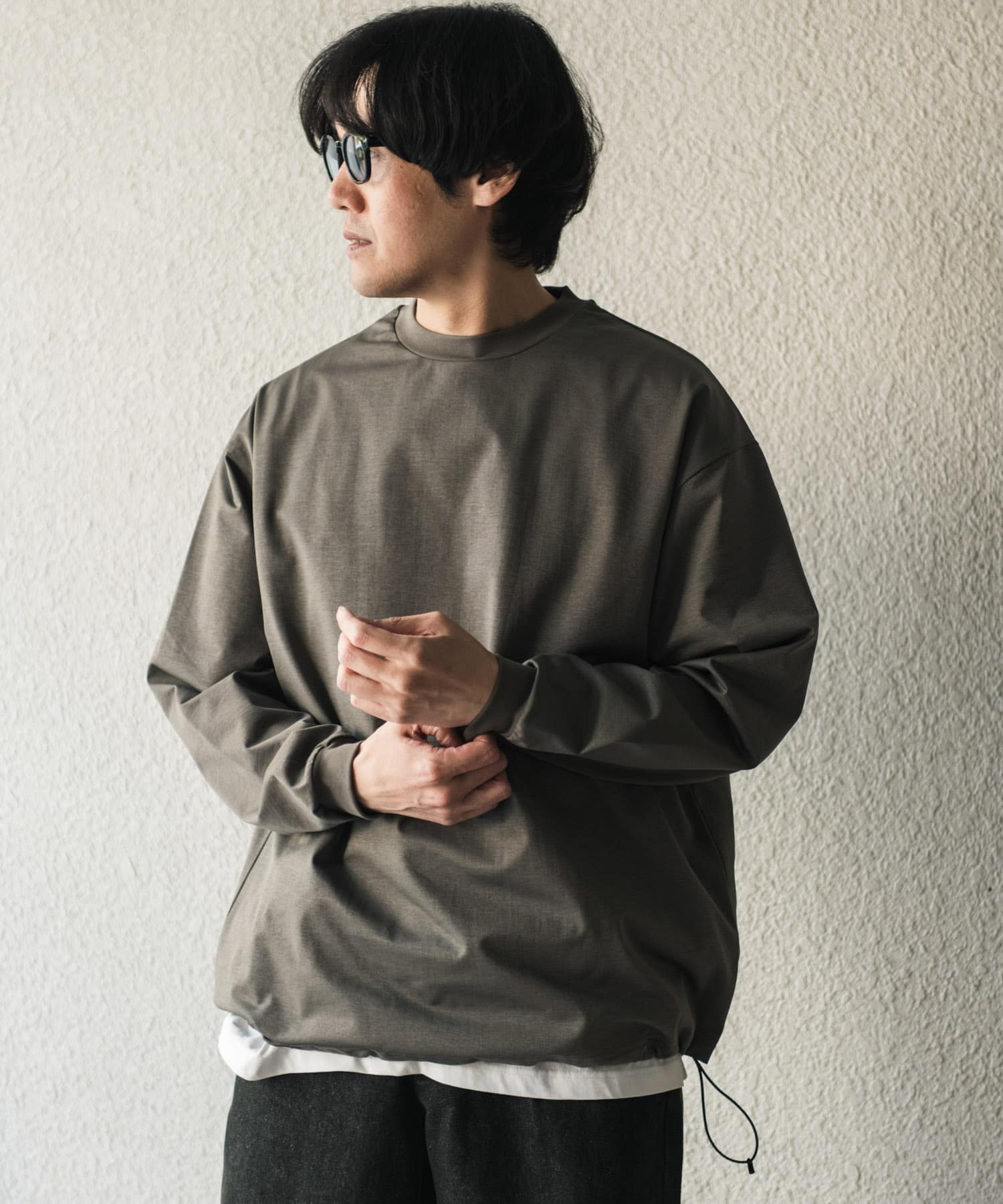 一部WEB限定カラー』URD Drawstring Long-sleeve T-shirts[DR44