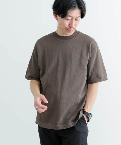 [ITEMS][マシンウォッシャブル×速乾 ニットTシャツ]