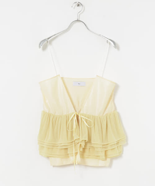 Po/　Frillwrapskirtcamisole