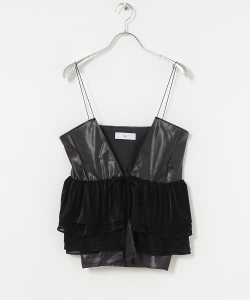 Po/　Frillwrapskirtcamisole