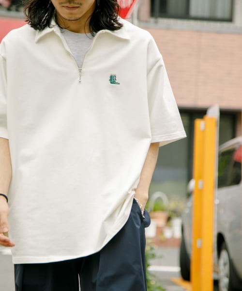 STAY HUNGRY　TREES SHORTSLEEVE POLO