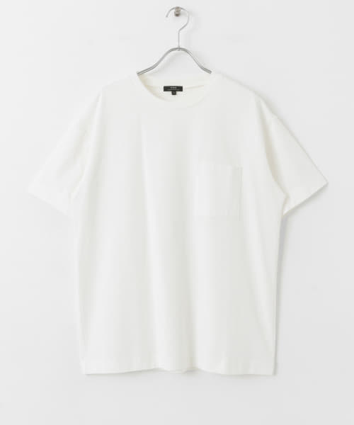 [ITEMS][『吸水速乾/イージーケア/UVカット』高機能TC天竺 ポケットTシャツ]