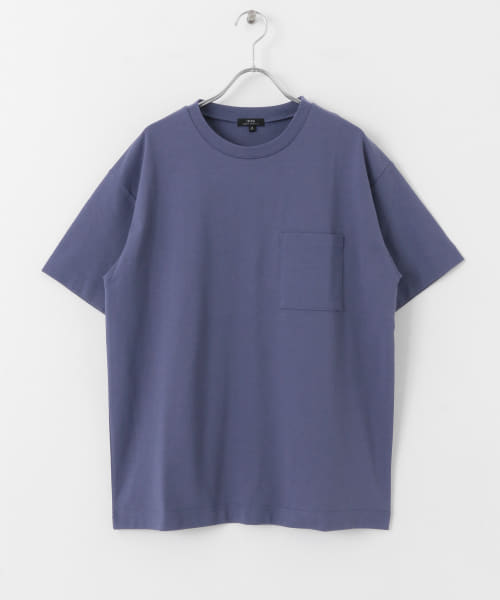 [ITEMS][『吸水速乾/イージーケア/UVカット』高機能TC天竺 ポケットTシャツ]