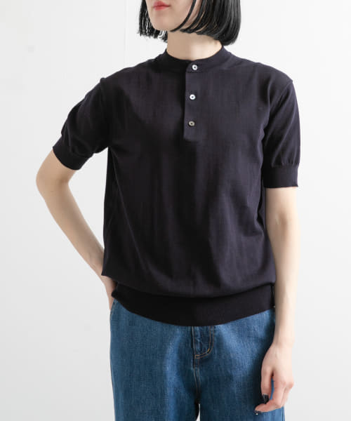 [DOORS][Scye　GIZAcotton H/N SHIRTS]