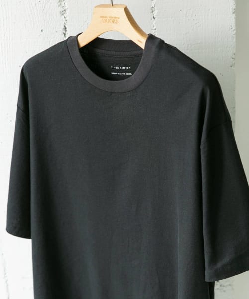 ストレッチリネンTシャツ