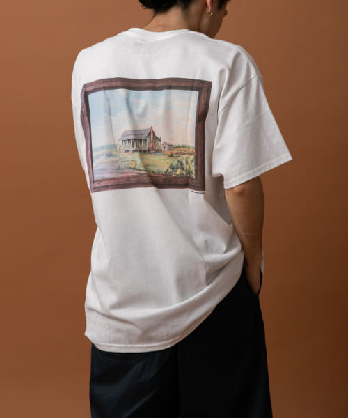 SUPERMARKET　SM絵画T-SHIRTS C