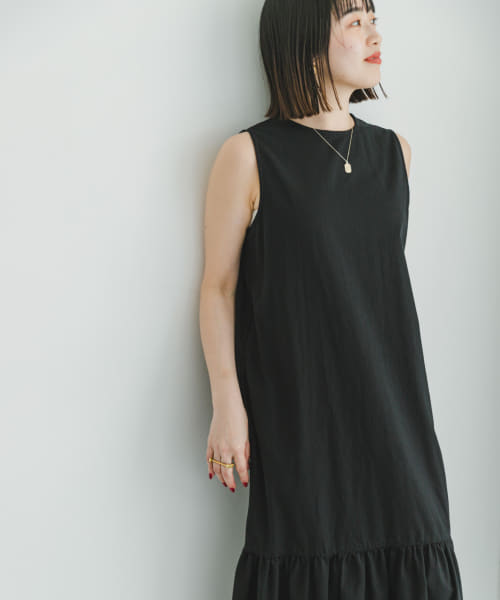 [ITEMS][リネンノースリーブワンピース]