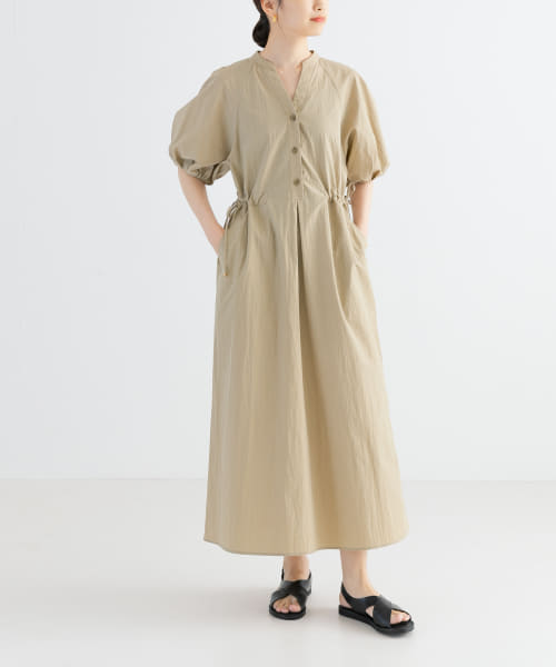 [URBAN RESEARCH][キーネックドロストワンピース]