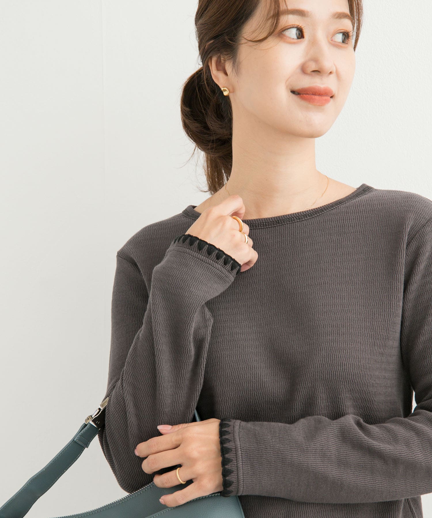 刺繍ワッフルTシャツ[DR47-21E112]｜URBAN RESEARCH公式
