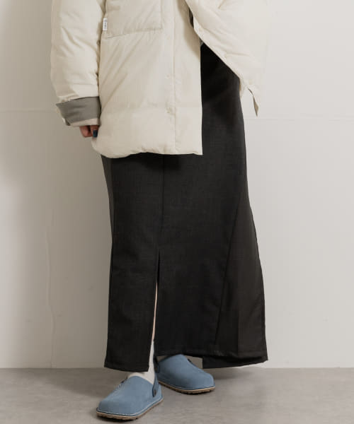 77circa　circa make cutback wrap slacks skirt