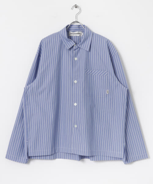 WITH OR WITHOUT　Long Sleeve Silk Shirt