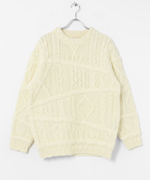 米富繊維　CRAZY ARAN PULLOVER-3