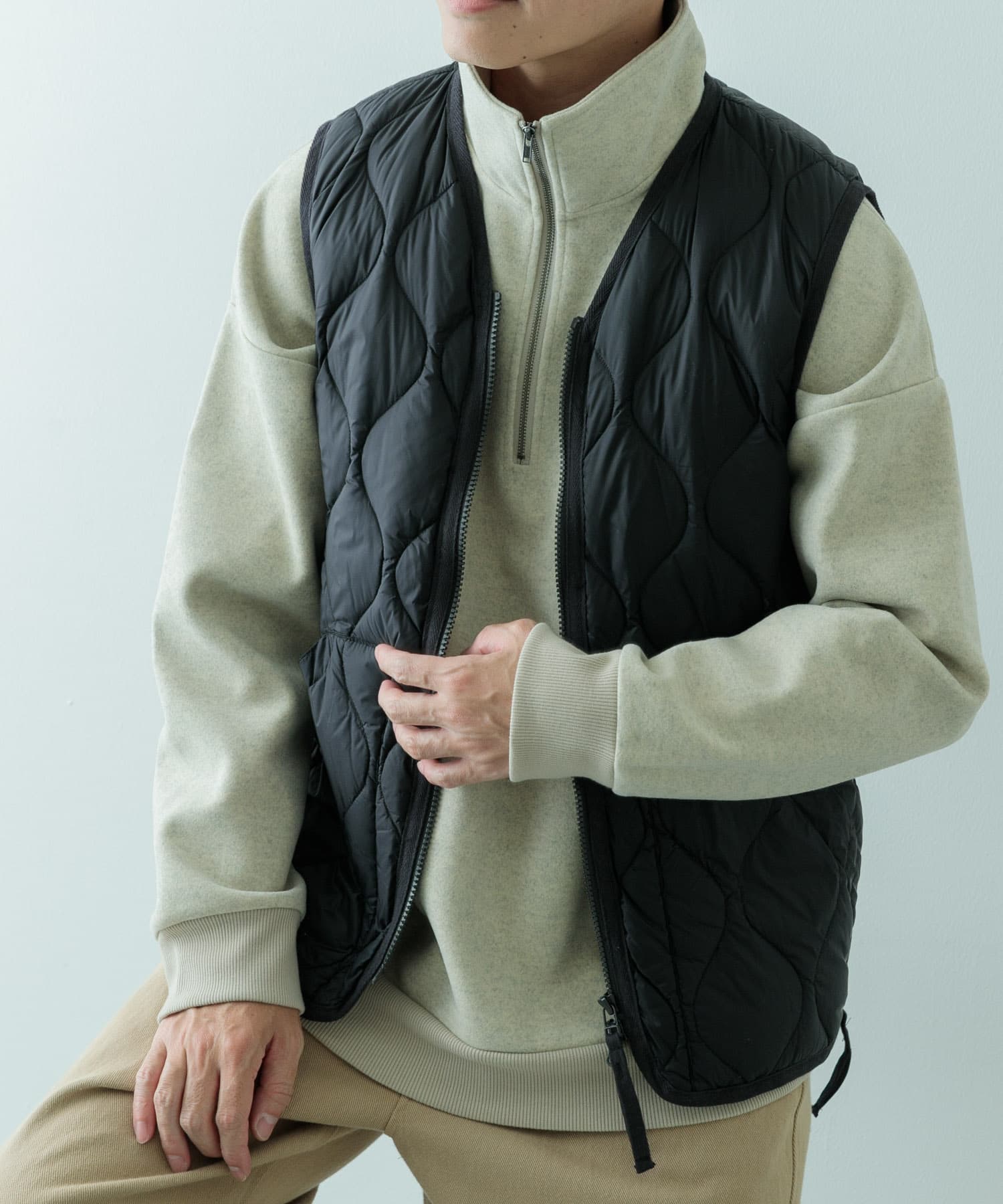 TAION Military Wzip Down Vest[IT46-17C002]｜URBAN RESEARCH