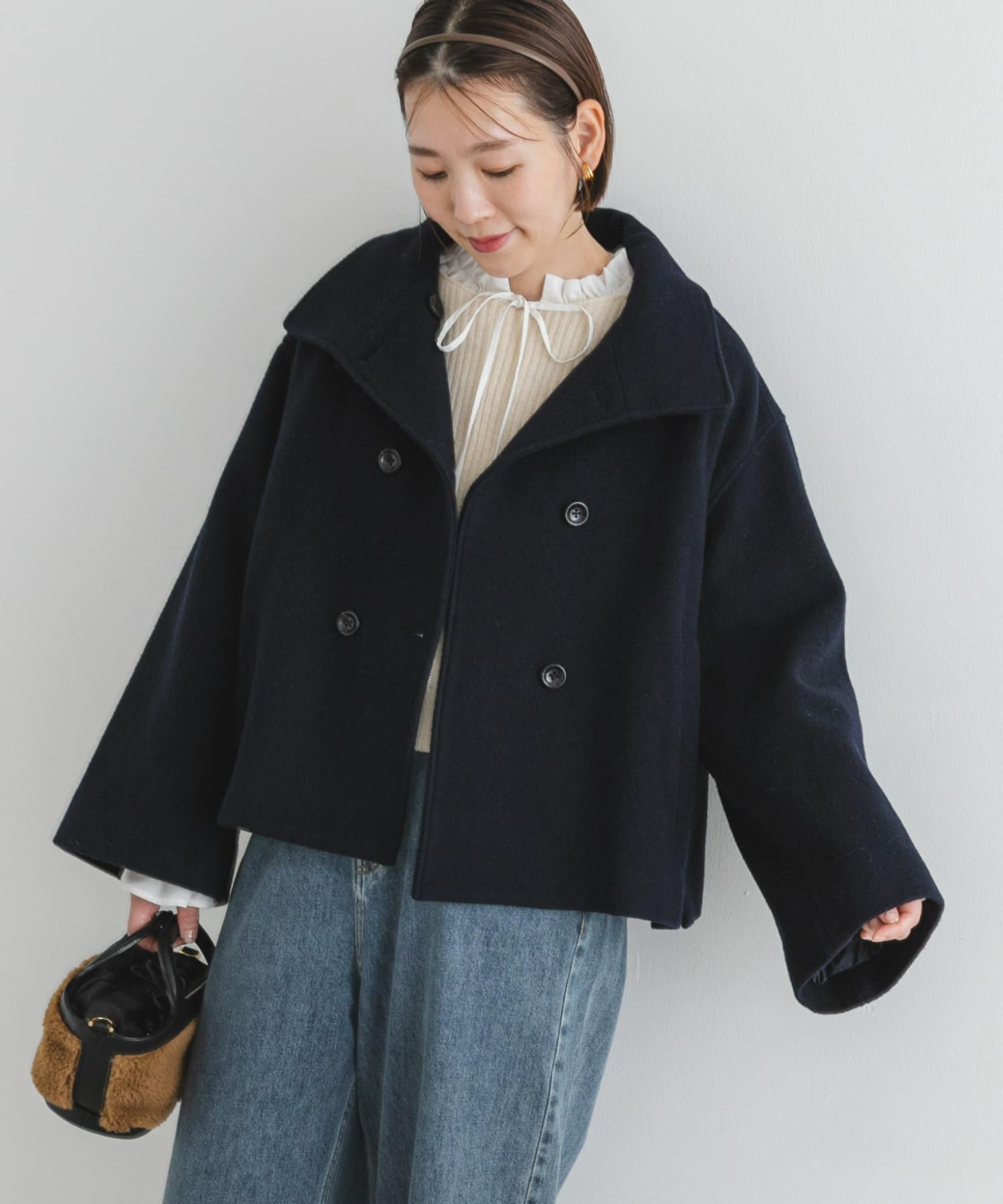 F by ROSSO モッサダブルショートコート[RA47-27F701]｜URBAN