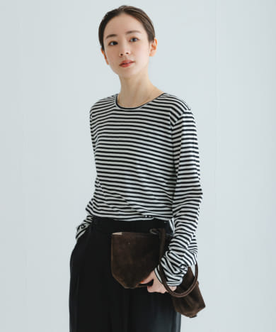 『MADE IN JAPAN』ウールコットンロングスリーブカットソー
