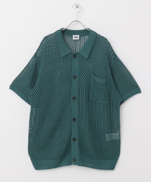 ddp　MESH KNIT SHIRTS