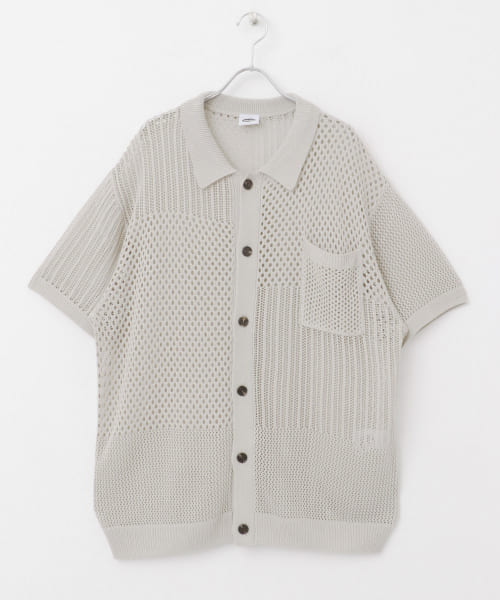 ddp　MESH KNIT SHIRTS