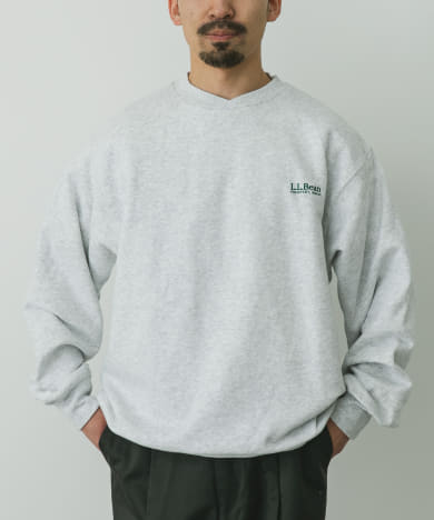 80's～ 青刺繍タグ チャンピオン 前V スウェット ネイビー 表記