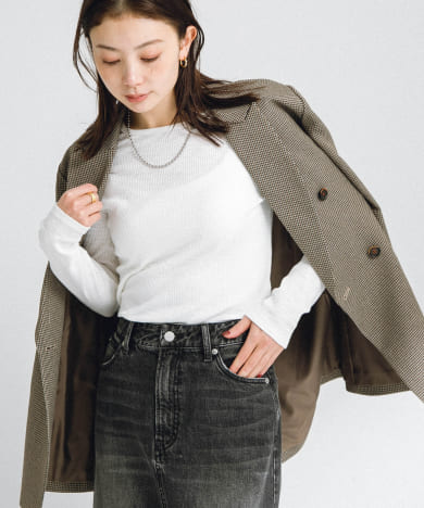 スラブベーシックロングスリーブTシャツ
