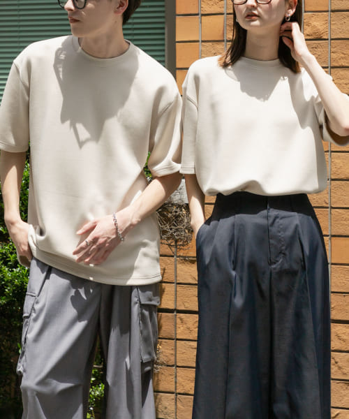 『一部WEB限定カラー』『ユニセックス』ダンボールポンチショートスリーブTシャツ