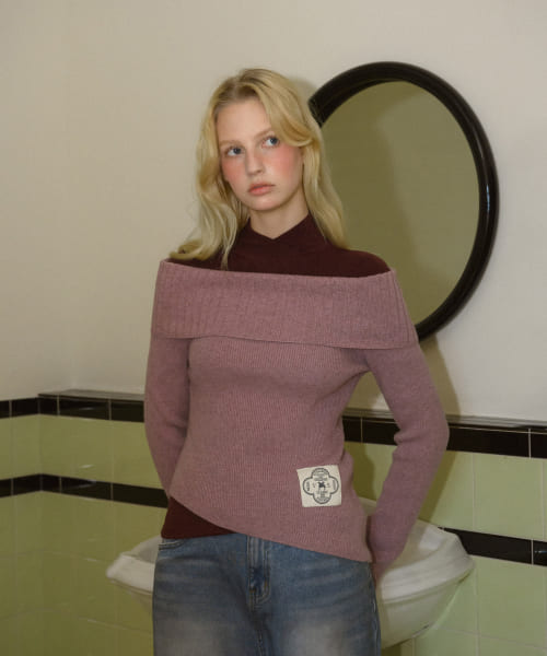 VITALSIGN　Off-Shoulder Knit