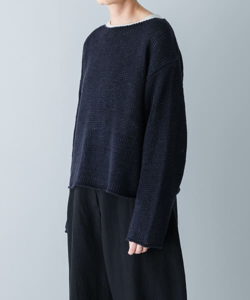 YLEVE　EUROPEAN LINEN SILK PULLOVER