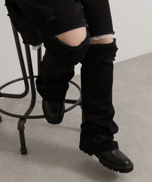 neith.tokyo　Twill Free Form Legcover