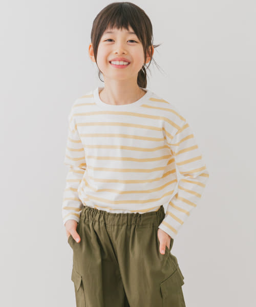 『親子リンク』『WEB/一部店舗限定サイズ』ボーダーワイドプルオーバー(KIDS)