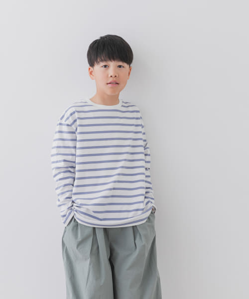 『親子リンク』『WEB/一部店舗限定サイズ』ボーダーワイドプルオーバー(KIDS)