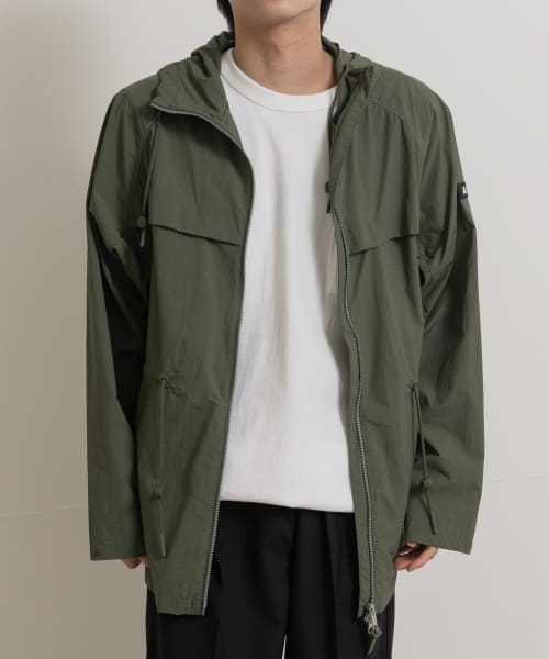 AIGLE　撥水 UVカット ライトウェイトフーデッドジャケット