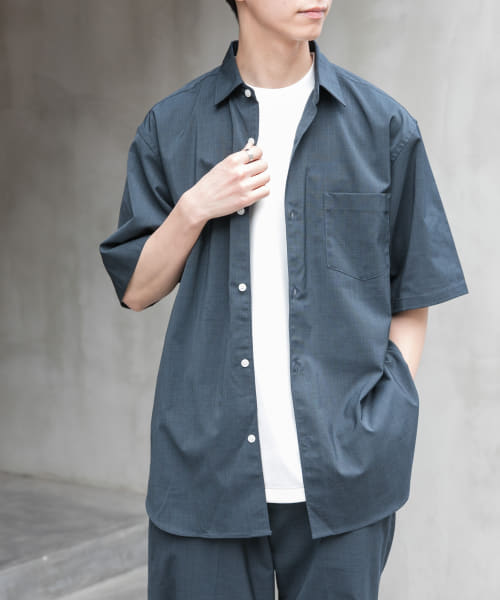 FORK&SPOON　TEC LINENシャツ