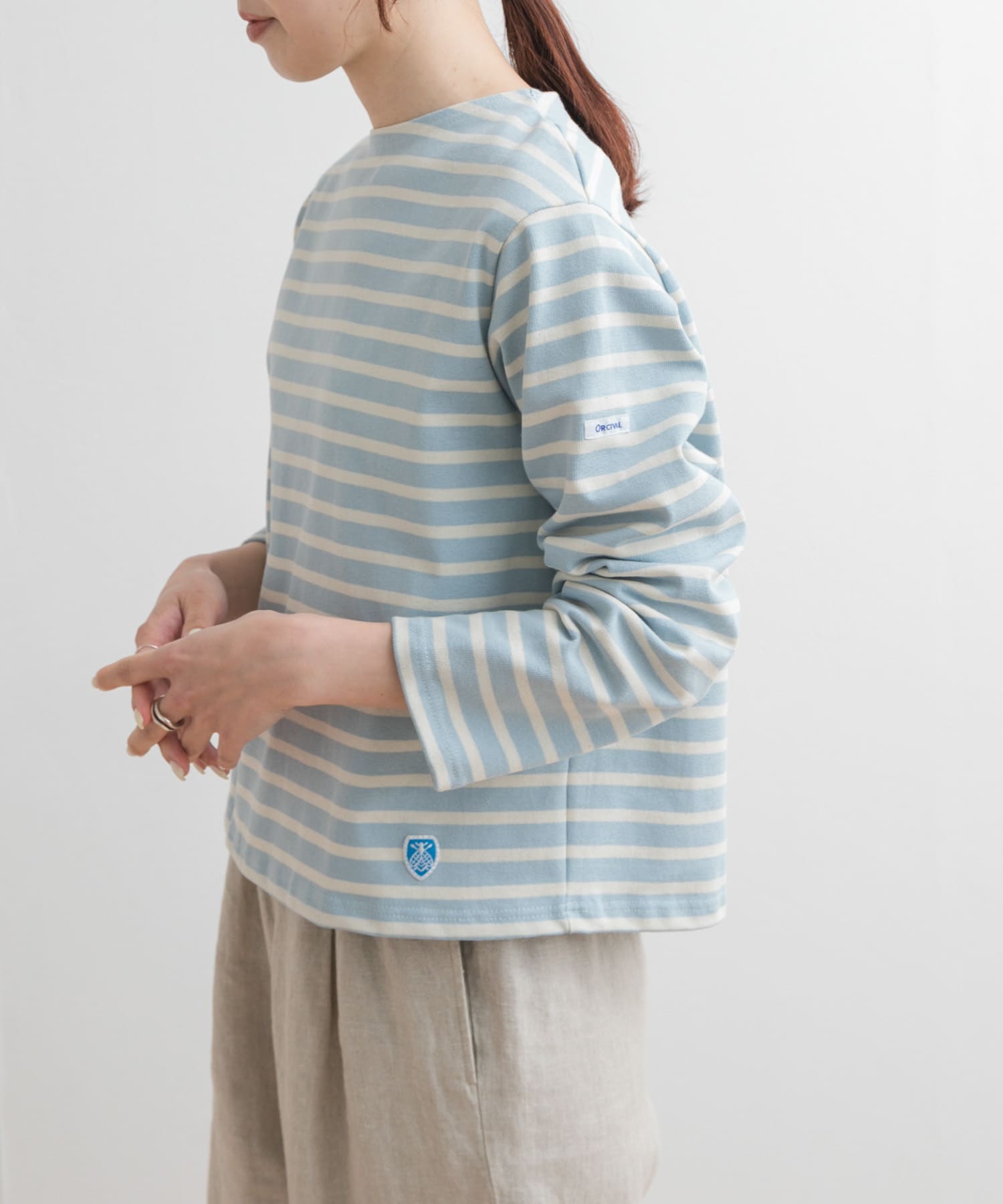 楽天市場】[B243]ORCIVAL(オーチバル/オーシバル) CREW NECK L/S
