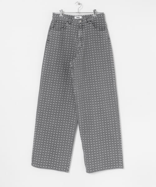 REVERBERATE　GRID DENIM PANTS - BUGGY.