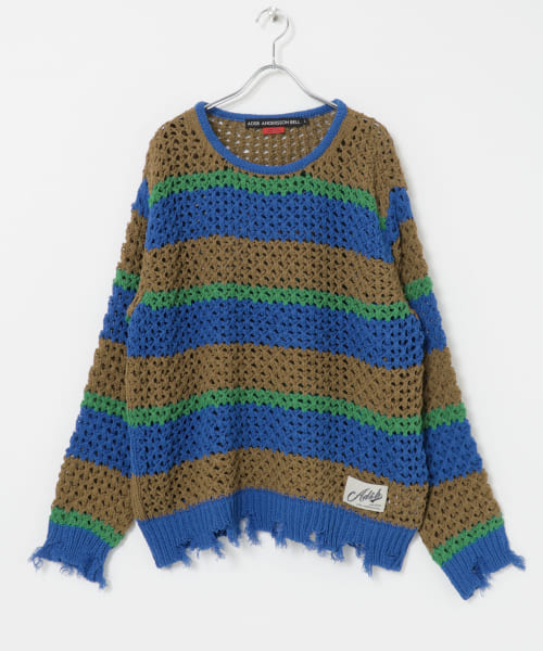 Andersson Bell　DAMAGED STRIPE  SWEATER