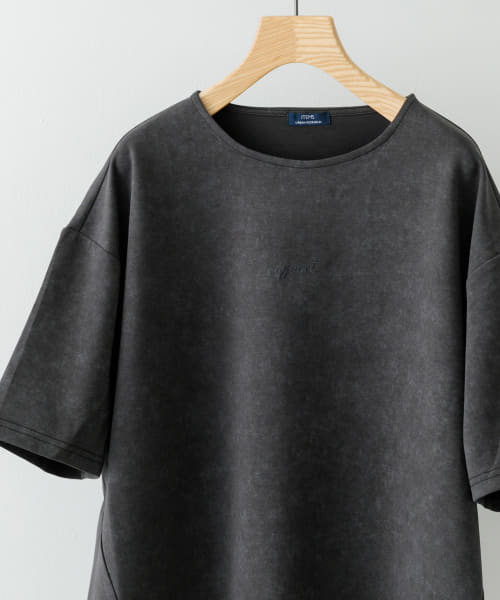 ワンポイント刺繍フェードポンチtops