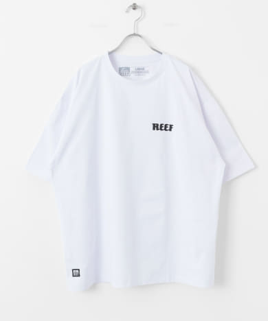 REEF　HERITAGE LOGO RASH SHORT-SLEEVE T-SHIRTS