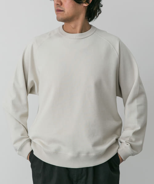 STILL BY HAND　Pima cotton sweatshirts
