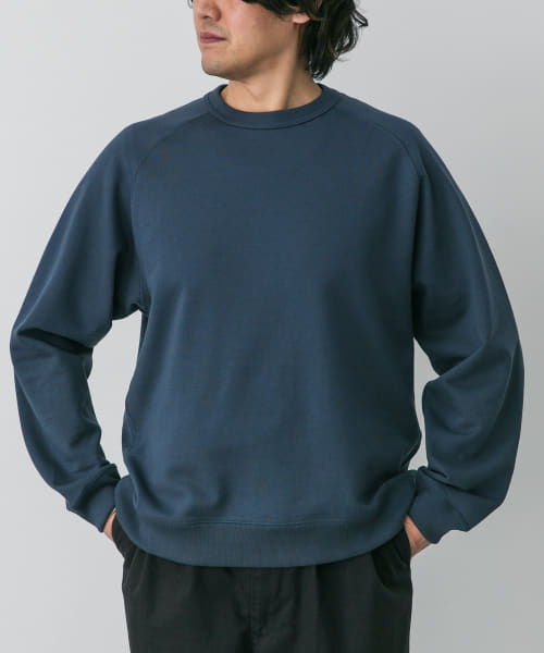 STILL BY HAND　Pima cotton sweatshirts