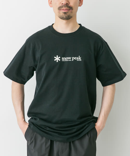 Snow Peak Apparel　Soft Cotton Logo S/S T-Shirts