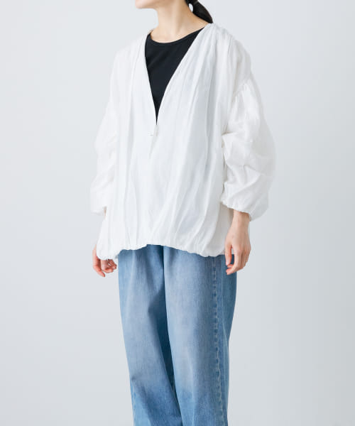 enrica　COTTON SILK JACKET