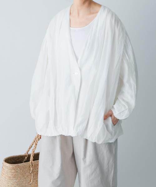 enrica　COTTON SILK JACKET