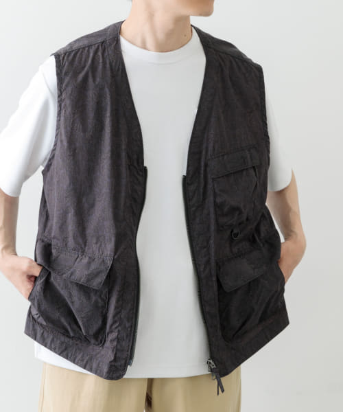 Nylon Paisley Vest
