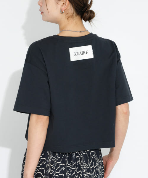 SHELTECH クロップドTシャツ