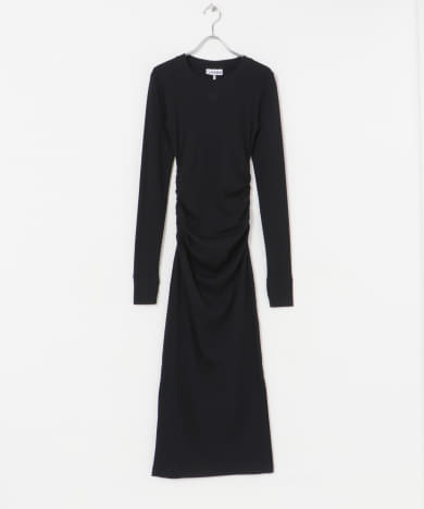 GANNI　Soft Cotton Rib Long DR