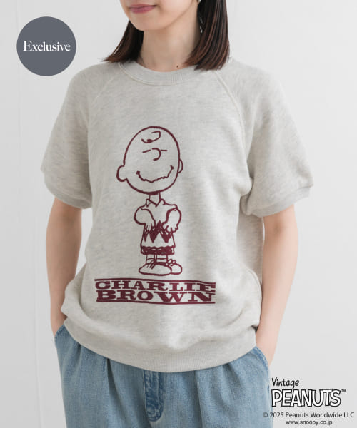 『別注』Sports Wear×DOORS　PEANUTS甘編みスウェットTシャツ