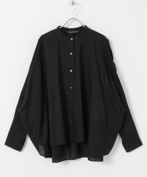 mizuiro ind　back gather wide shirts