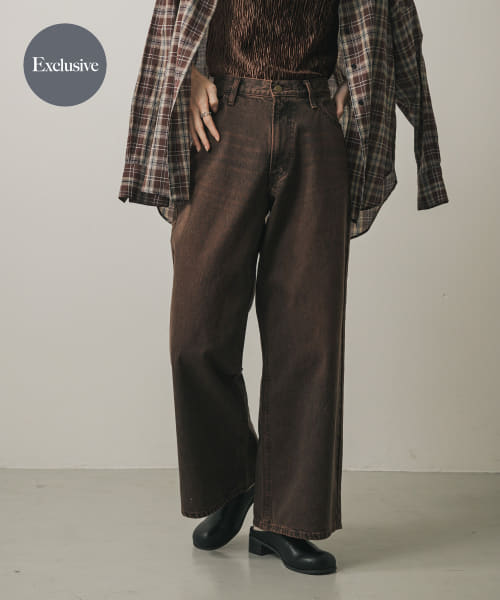 『別注』Lee101×SENSE OF PLACE　WIDEPANTS