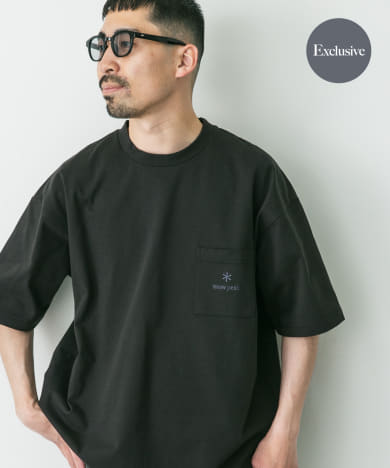 『別注』Snow Peak Apparel×DOORS　Pocket Logo T-shirts