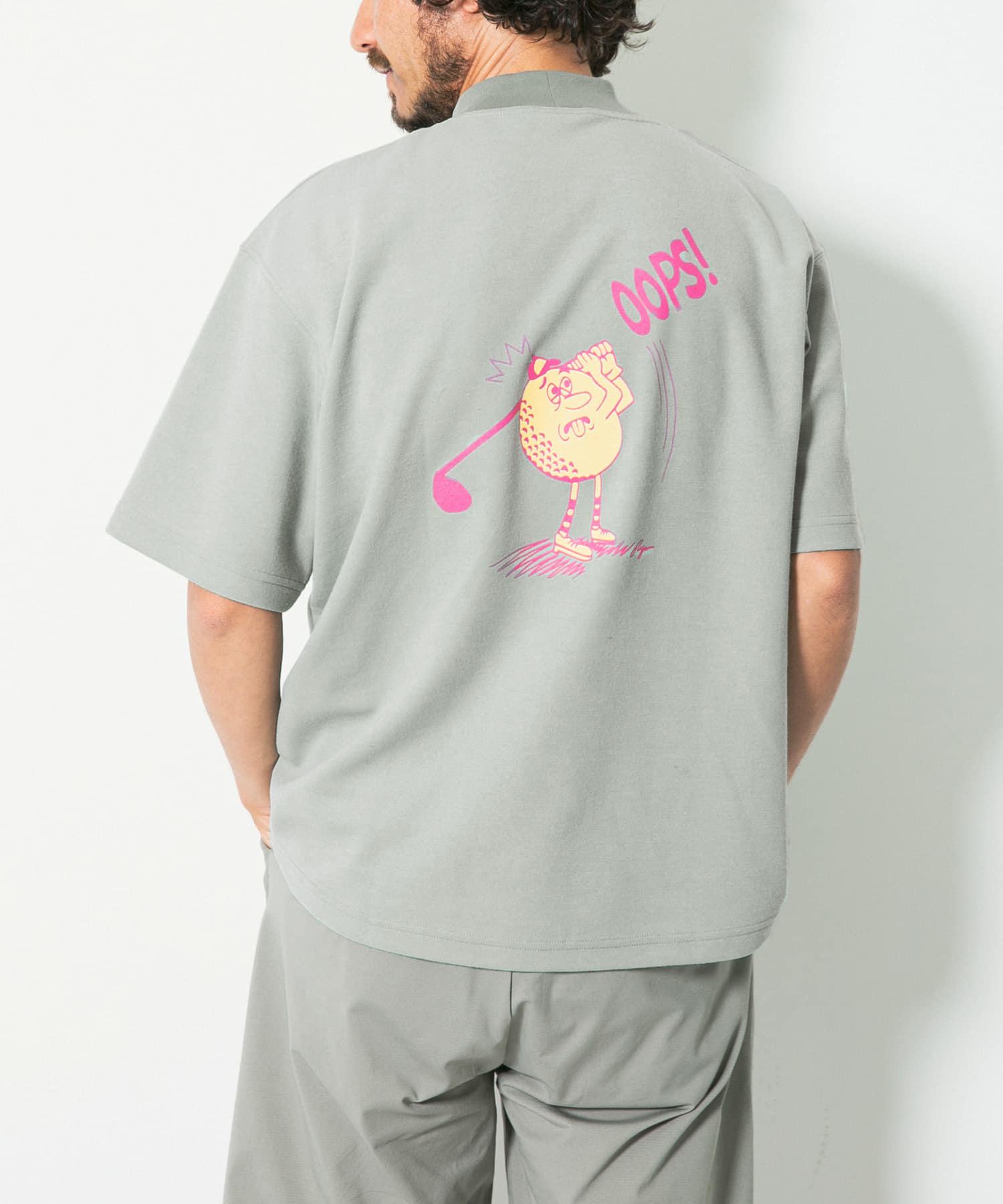 OOPS×RYUAMBE モックネックTシャツ[LAA5-11A805]｜URBAN